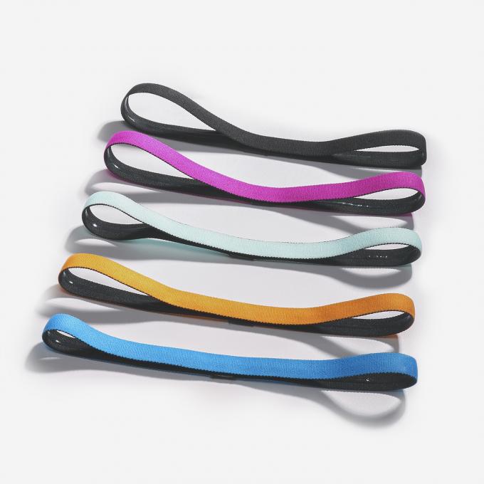 Elastiek hardlopen niet-slip siliconen yoga haar hoofdband wikkels Custom sport accessoires 0