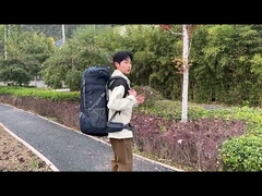 40L Ripstop nylon outdoor waterdichte wandelrugzak met regenhoes